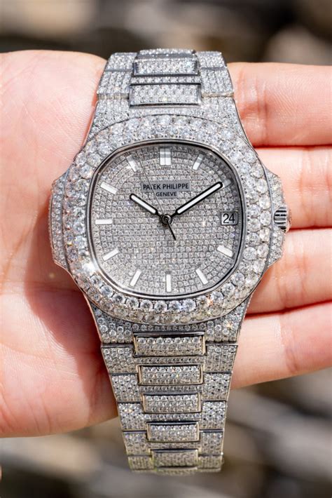 all diamond patek philippe|Patek Philippe full diamond price.